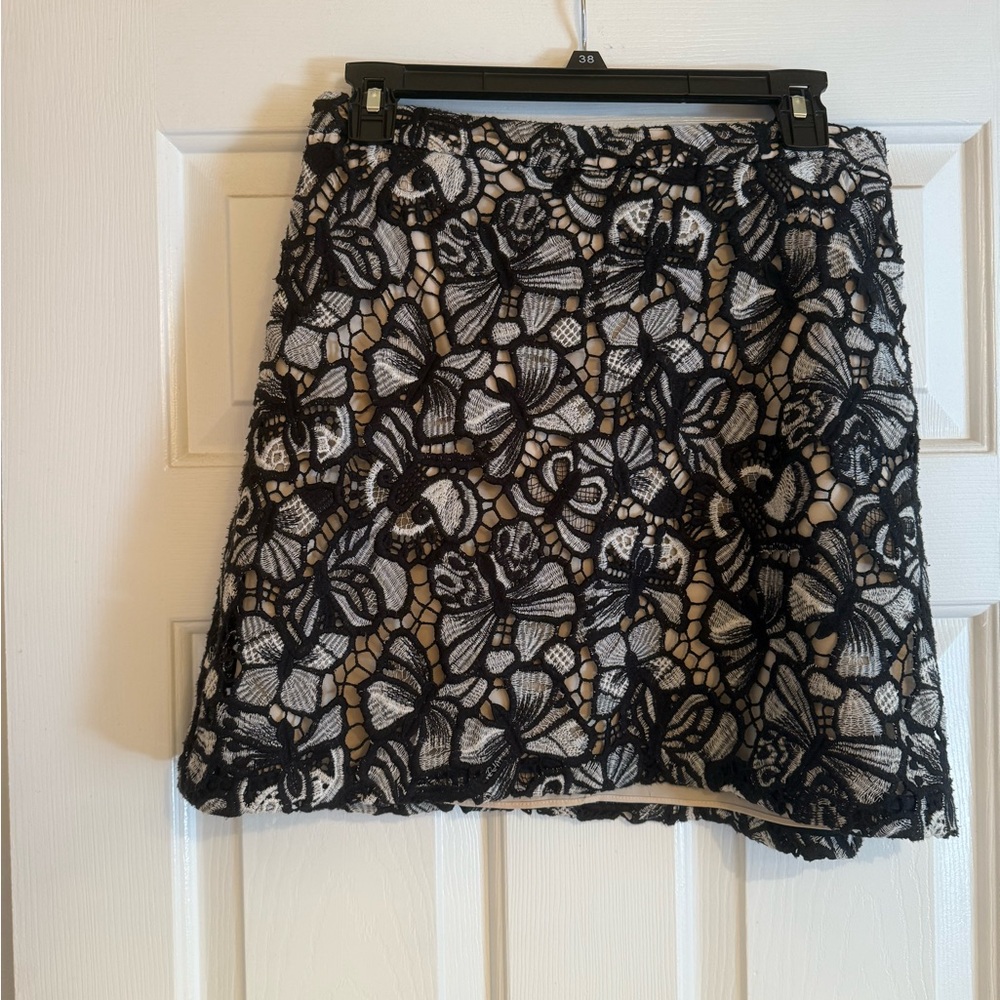 Elegant Black Lace Skirt
